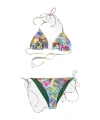 Acne Studios Two-piece Swimsuit In Multi
