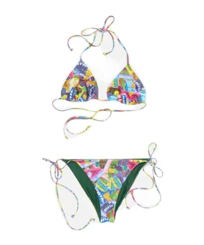 Acne Studios Two-piece Swimsuit In Multi
