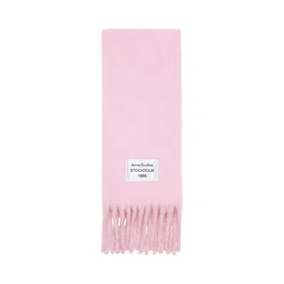 Pre-owned Acne Studios Two-tone Alpaca Scarf 'pink/lilac' | Women's Size Onesize