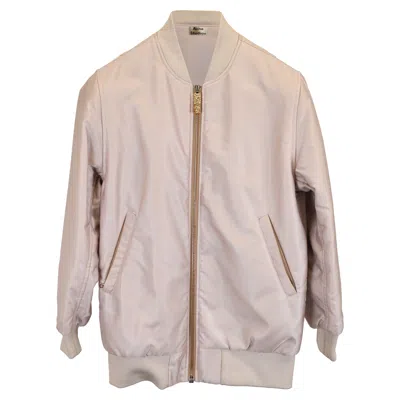Acne Studios Tyson Bomber Jacket In Pink Nylon ModeSens