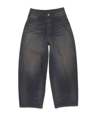 Acne Studios Ultra-loose Jeans In Dark Blue