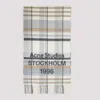 Acne Studios Unisex Wool Blend Scarf In Nude