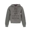 Acne Studios Unisex Grey Purple Faro Printed Heat-reactive Hoodie In Grey/purple