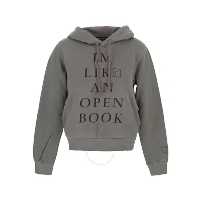 Acne Studios Unisex Grey Purple Faro Printed Heat-reactive Hoodie In Grey/purple