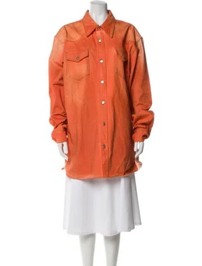 Pre-owned Acne Studios Utility Jacket In Orange