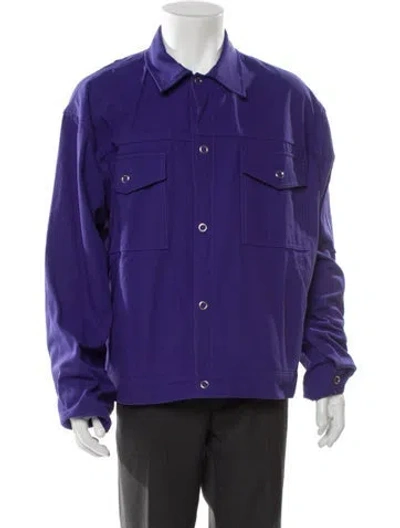 Pre-owned Acne Studios Utility Jacket In Purple