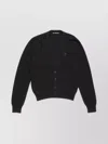 Acne Studios Cardigan V-neckline In Black