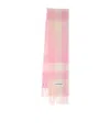 Acne Studios Vally Checked Wool-blend Scarf In Blue