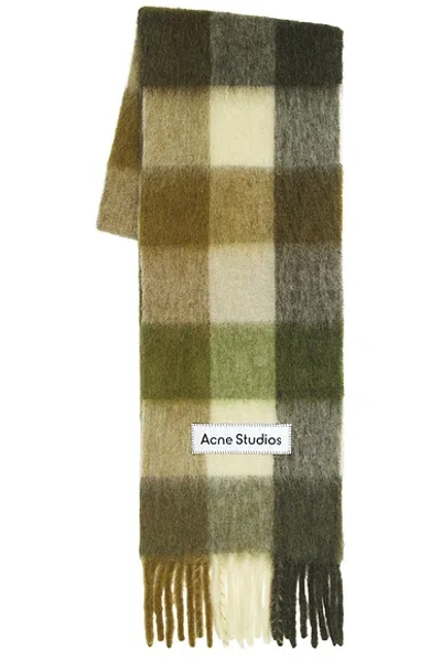 Acne Studios Vally In Khaki  Cream  Dark Green