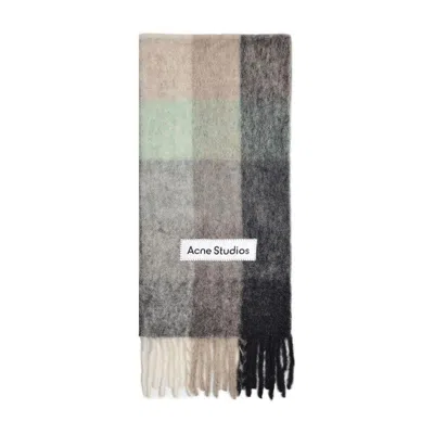 Acne Studios Vally Scarf In Green