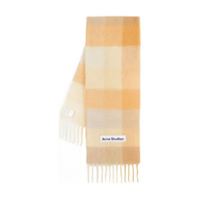 Acne Studios Vally Scarf In Orange