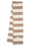 Acne Studios Vally Stripe Alpaca, Wool & Mohair Blend Scarf