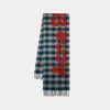 Acne Studios Veda Scarf -  - Wool - Turquoise Blue In Blue