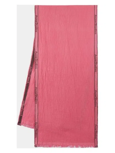 Acne Studios Vegetariana Scarf In Pink