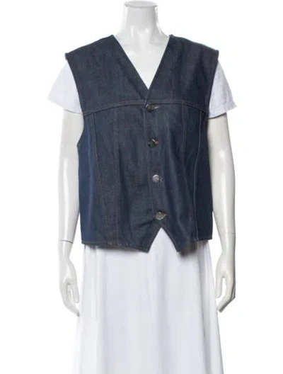 Pre-owned Acne Studios Vest In Blue