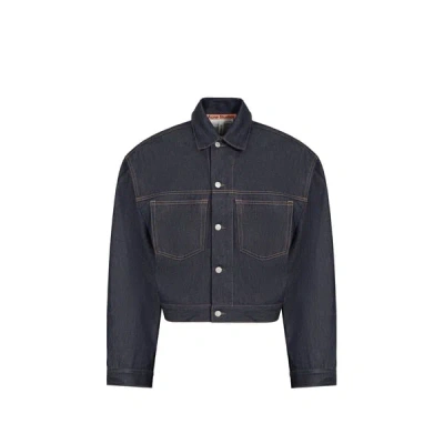 Acne Studios Veste En Jean In Blue