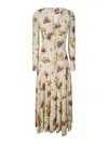 Acne Studios Long Long -sleeved Dress Printed