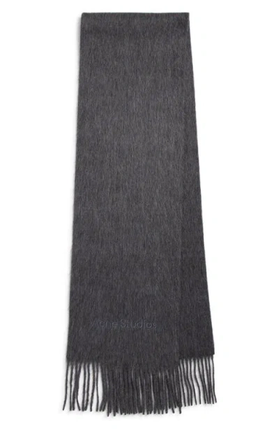 Acne Studios Vinnie Alpaca & Wool Scarf In Gray