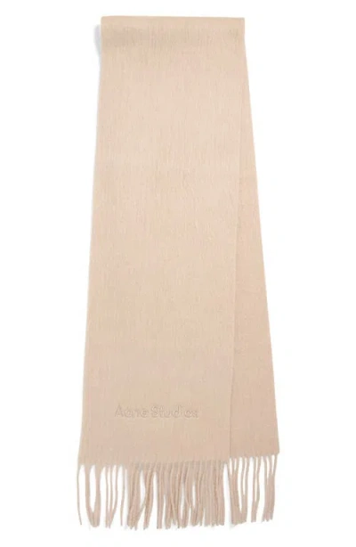 Acne Studios Vinnie Alpaca & Wool Scarf In Neutral