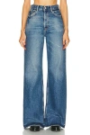Acne Studios Vintage Baggy Wide Leg In Mid Blue