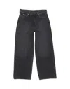 Acne Studios Vintage Black Wide-leg Denim Pants In Black