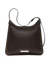 Acne Studios Vintage Brown Leather Shoulder Bag In Brown