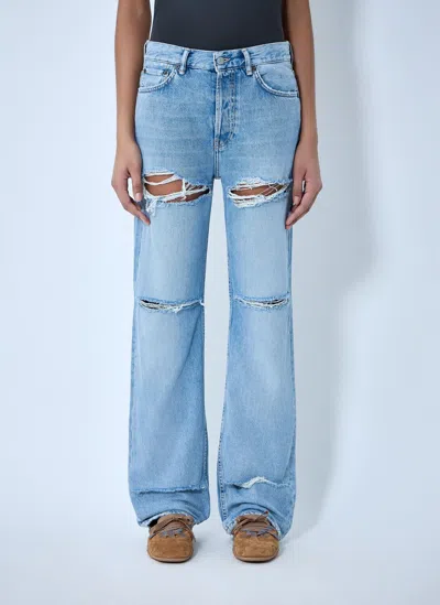 Acne Studios Vintage Effect Jeans In Blue