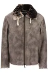 ACNE STUDIOS ACNE STUDIOS VINTAGE-EFFECT SHEARLING JACKET