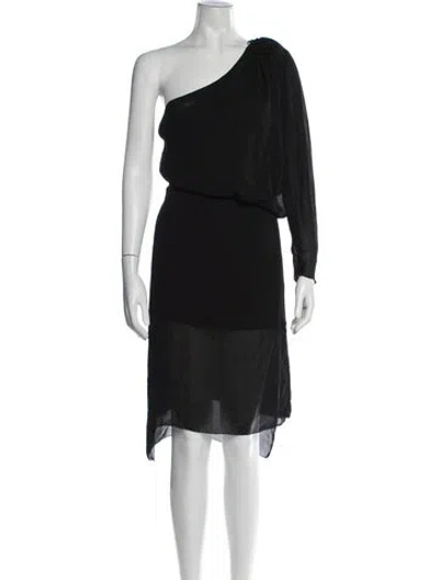 Pre-owned Acne Studios Vintage Knee-length Dress In Black