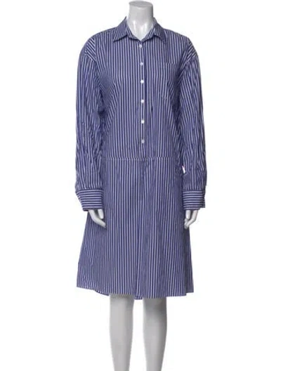 Pre-owned Acne Studios Vintage Knee-length Dress In Blue