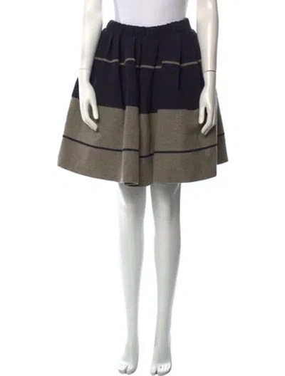 Pre-owned Acne Studios Vintage Knee-length Skirt In Gray
