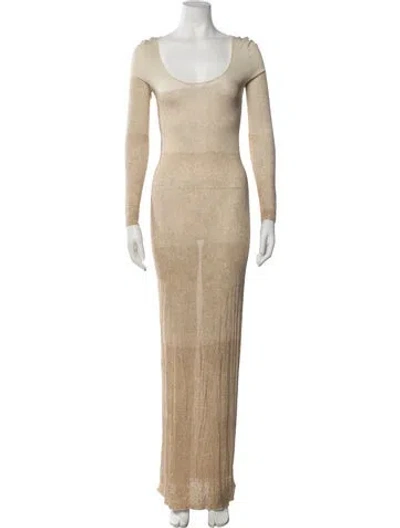 Pre-owned Acne Studios Vintage Long Dress In Neutrals