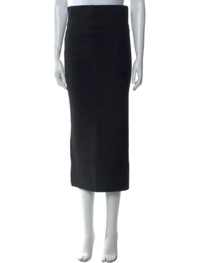 Pre-owned Acne Studios Vintage Midi Length Skirt In Black