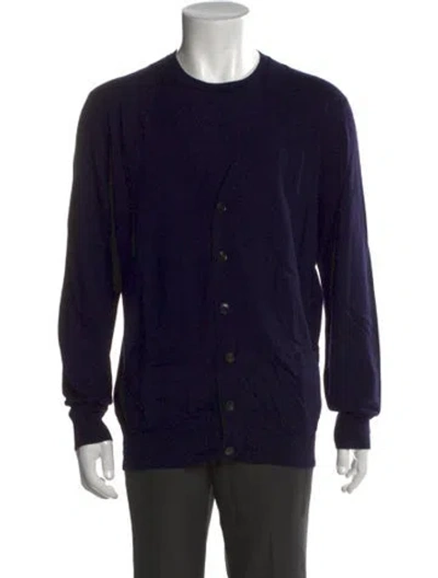 Pre-owned Acne Studios Vintage Wool Cardigan In Black