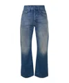 Acne Studios Vintagewashed Flaredleg Jeans In Blue
