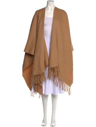 Pre-owned Acne Studios Virgin Wool Open Front Sweater In Brown