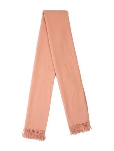 Pre-owned Acne Studios Virgin Wool Scarf In Brown