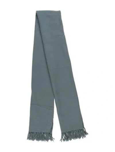 Pre-owned Acne Studios Virgin Wool Scarf In Green