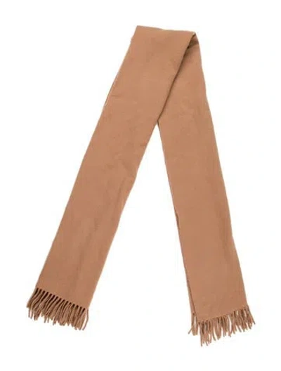 Pre-owned Acne Studios Virgin Wool Scarf In Neutral