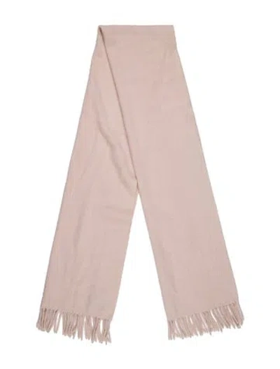 Pre-owned Acne Studios Virgin Wool Scarf In Pink