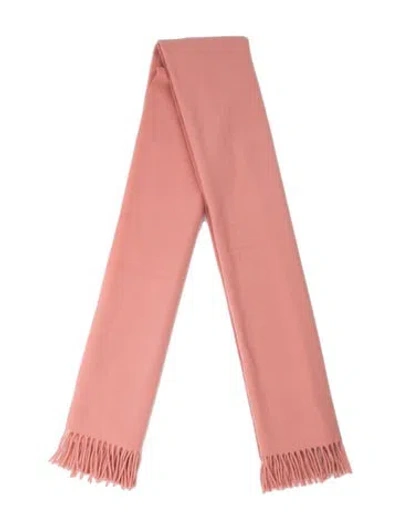 Pre-owned Acne Studios Virgin Wool Scarf In Pink