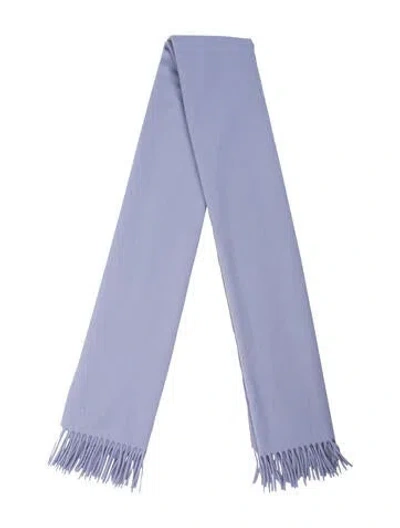 Pre-owned Acne Studios Virgin Wool Scarf W/ Tags In Purple