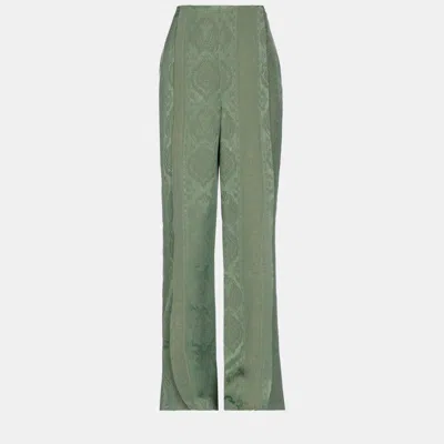 Pre-owned Acne Studios Viscose Pants 34 In Green