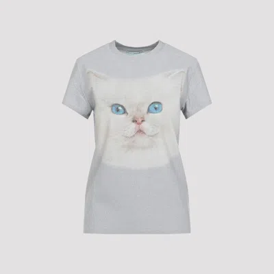 Acne Studios Printed T-shirt In Blue
