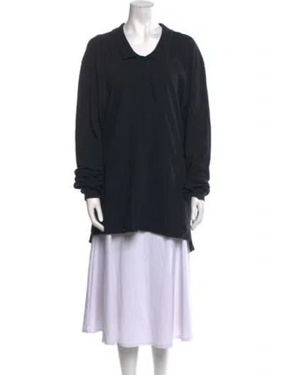 Pre-owned Acne Studios V-neck Long Sleeve Sweatshirt In Gray