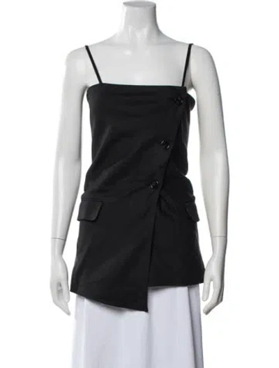 Pre-owned Acne Studios V-neck Sleeveless Top In Gray