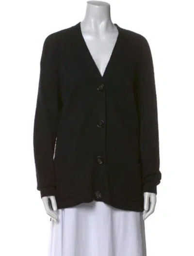 Pre-owned Acne Studios V-neck Sweater In Black