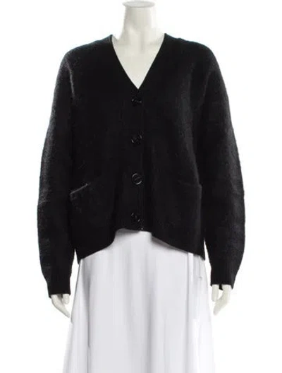 Pre-owned Acne Studios V-neck Sweater In Black