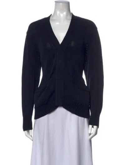 Pre-owned Acne Studios V-neck Sweater In Black