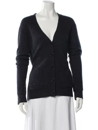 Pre-owned Acne Studios V-neck Sweater In Blue